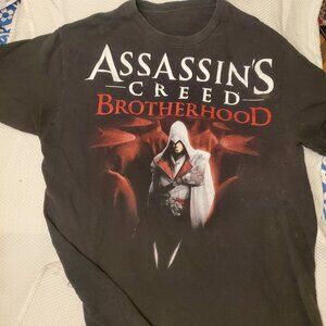 Assassin’s Creed Brotherhood Graphic T-Shirt Black Size Large